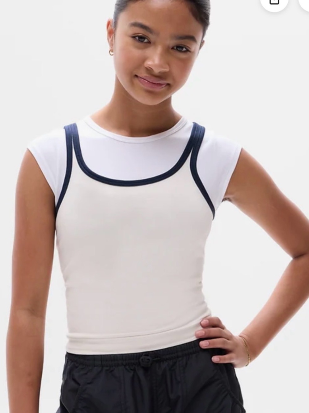 Athleta Rise Above Double Up Tee